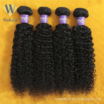 Virgin Straight Water Deep Body Wave Brazilian Lace Closure 100% Human 3 Hair Bundles With Closure